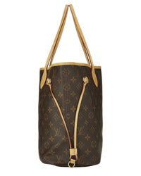 Louis Vuitton Louis Vuitton Brown Monogram Canvas Neverfull Mm (Authentic Pre-Loved)