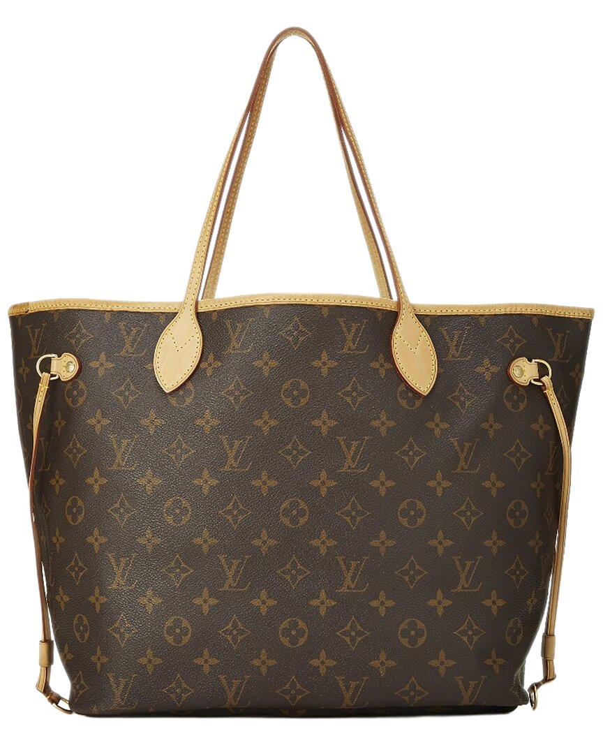 Louis Vuitton Louis Vuitton Brown Monogram Canvas Neverfull Mm (Authentic Pre-Loved)