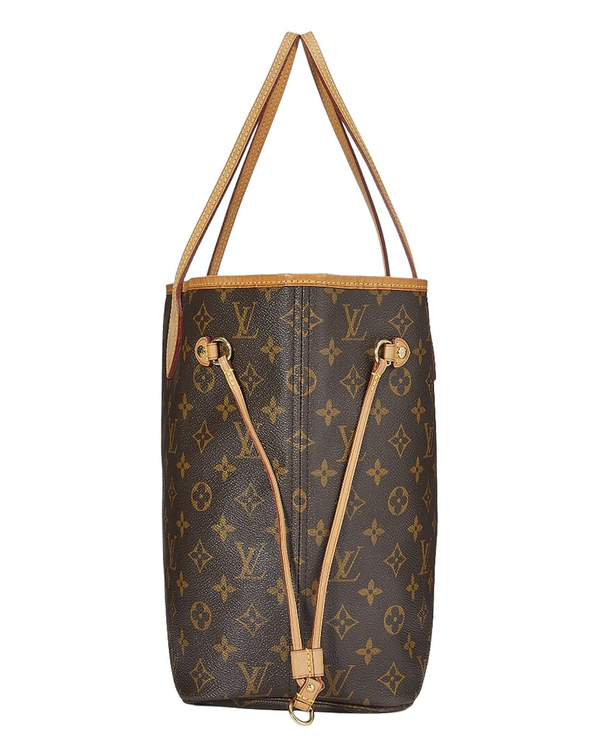 Louis Vuitton Louis Vuitton Brown Monogram Canvas Neverfull Mm (Authentic Pre-Loved)