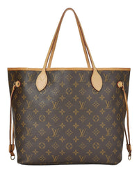Louis Vuitton Louis Vuitton Brown Monogram Canvas Neverfull Mm (Authentic Pre-Loved)