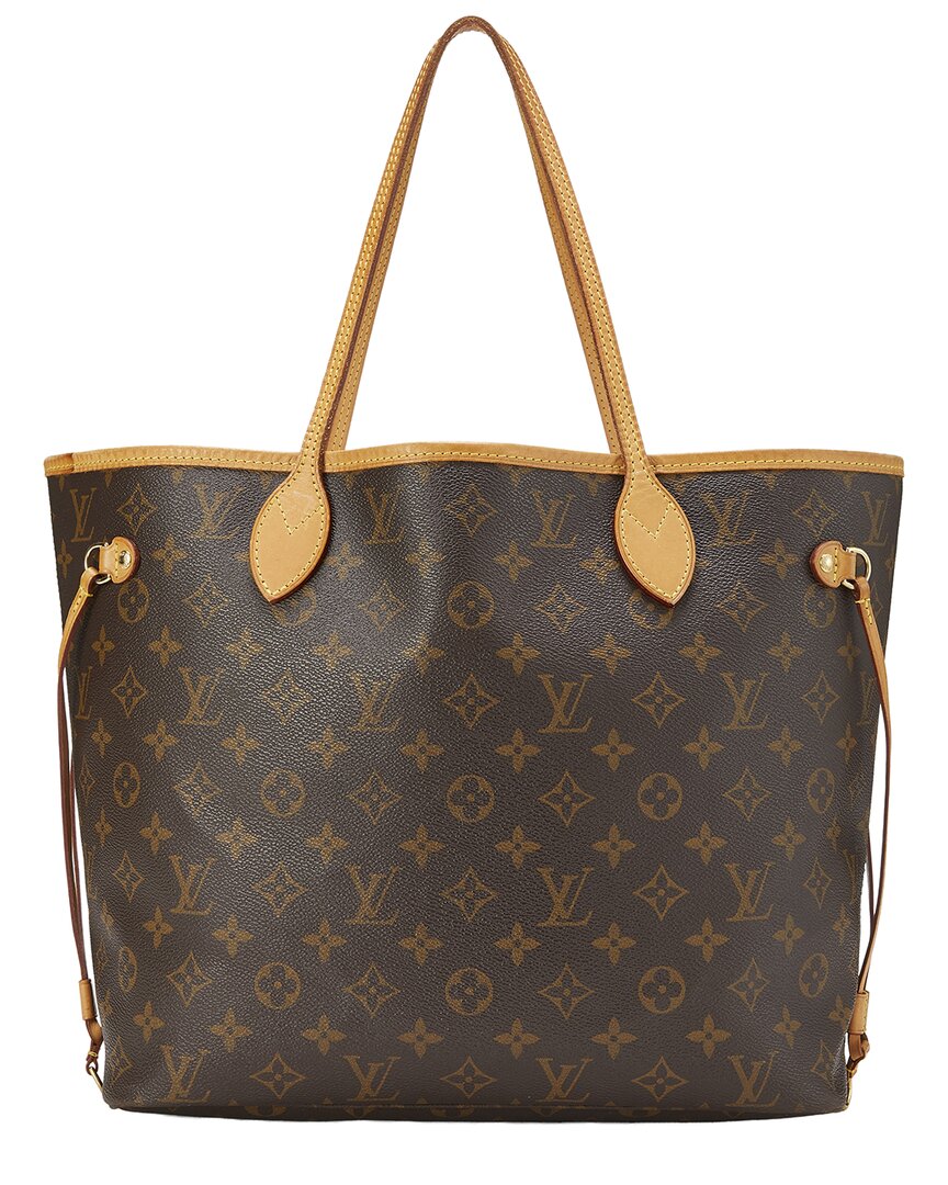 Louis Vuitton Louis Vuitton Brown Monogram Canvas Neverfull Mm (Authentic Pre-Loved)