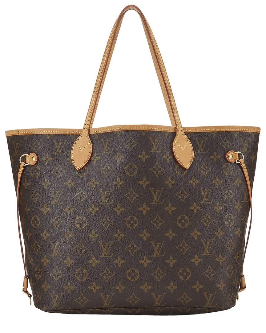 Louis Vuitton Louis Vuitton Brown Monogram Canvas Neverfull Mm (Authentic Pre-Loved)