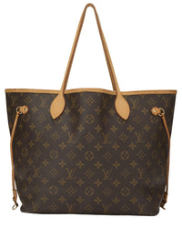 Louis Vuitton Louis Vuitton Brown Monogram Canvas Neverfull Mm (Authentic Pre-Loved)