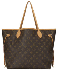 Louis Vuitton Louis Vuitton Brown Monogram Canvas Neverfull Mm (Authentic Pre-Loved)