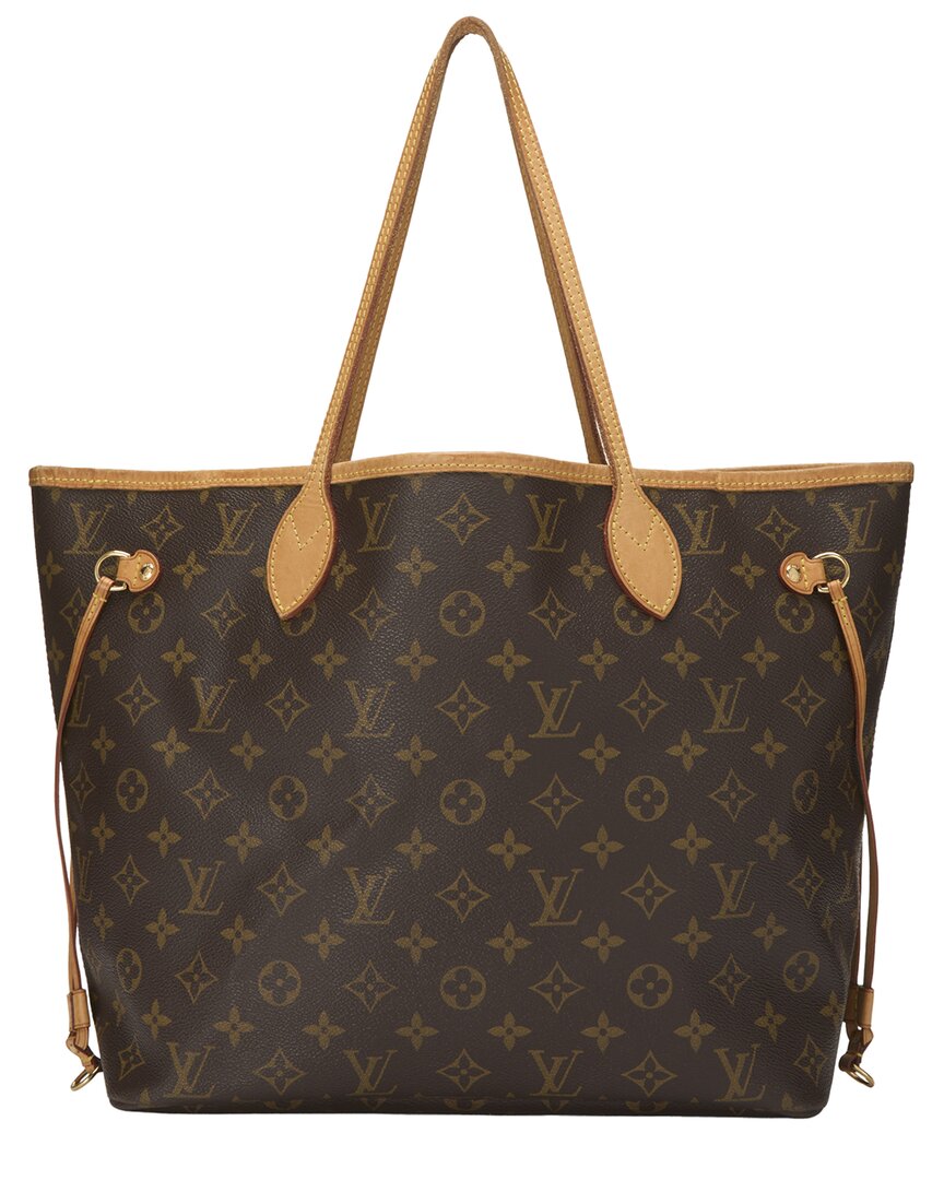 Louis Vuitton Louis Vuitton Brown Monogram Canvas Neverfull Mm (Authentic Pre-Loved)