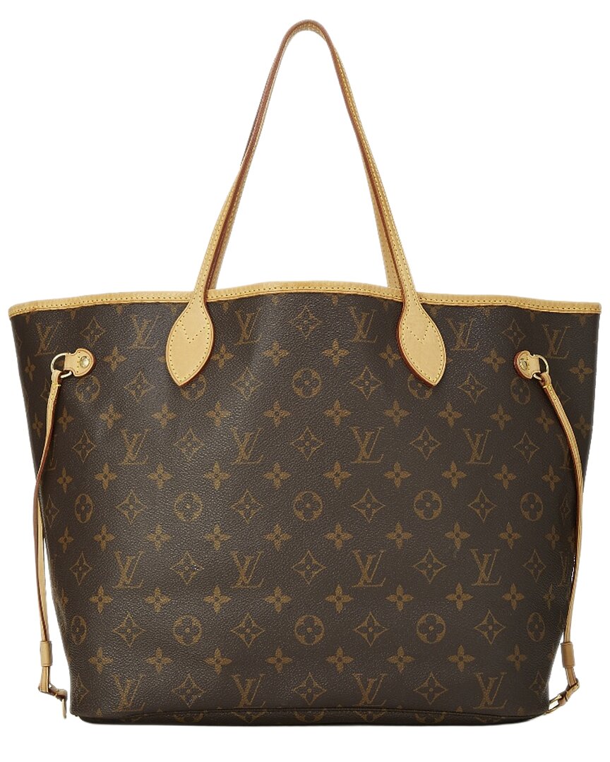 Louis Vuitton Louis Vuitton Brown Monogram Canvas Neverfull Mm (Authentic Pre-Loved)