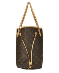 Louis Vuitton Louis Vuitton Brown Monogram Canvas Neverfull Mm (Authentic Pre-Loved)