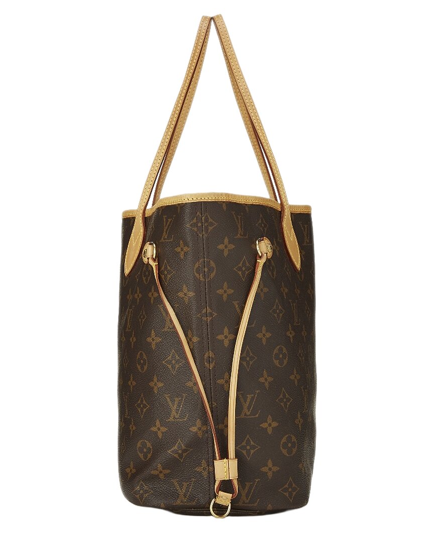 Louis Vuitton Louis Vuitton Brown Monogram Canvas Neverfull Mm (Authentic Pre-Loved)