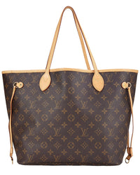Louis Vuitton Louis Vuitton Brown Monogram Canvas Neverfull Mm (Authentic Pre-Loved)
