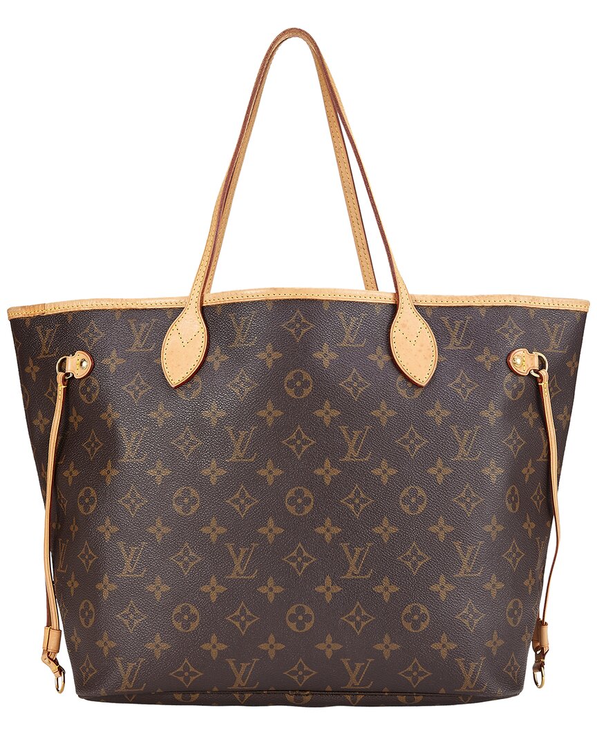 Louis Vuitton Louis Vuitton Brown Monogram Canvas Neverfull Mm (Authentic Pre-Loved)