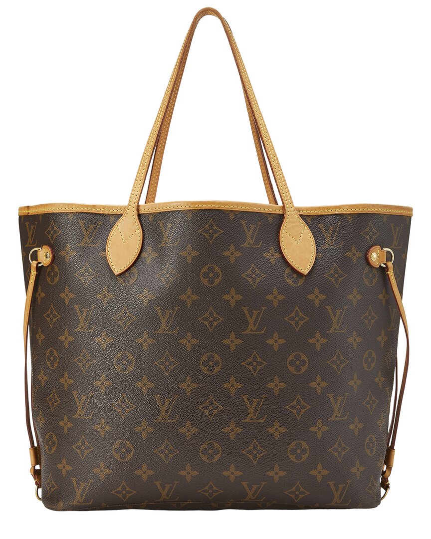 Louis Vuitton Louis Vuitton Brown Monogram Canvas Neverfull Mm (Authentic Pre-Loved)