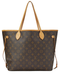 Louis Vuitton Louis Vuitton Brown Monogram Canvas Neverfull Mm (Authentic Pre-Loved)