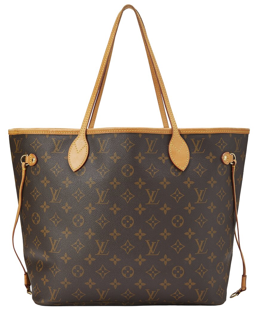 Louis Vuitton Louis Vuitton Brown Monogram Canvas Neverfull Mm (Authentic Pre-Loved)