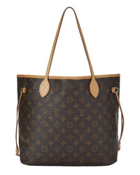 Louis Vuitton Louis Vuitton Brown Monogram Canvas Neverfull Mm (Authentic Pre-Loved)