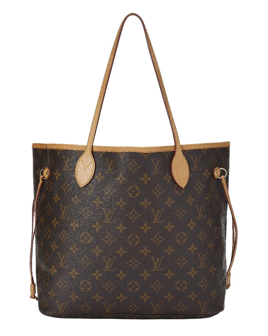Louis Vuitton Louis Vuitton Brown Monogram Canvas Neverfull Mm (Authentic Pre-Loved)