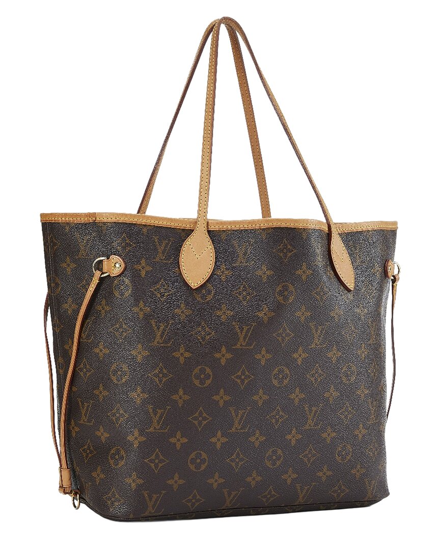 Louis Vuitton Louis Vuitton Brown Monogram Canvas Neverfull Mm (Authentic Pre-Loved)