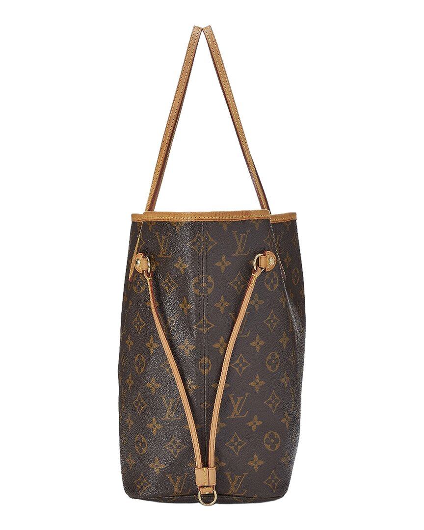 Louis Vuitton Louis Vuitton Brown Monogram Canvas Neverfull Mm (Authentic Pre-Loved)