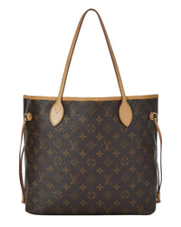 Louis Vuitton Louis Vuitton Brown Monogram Canvas Neverfull Mm (Authentic Pre-Loved)