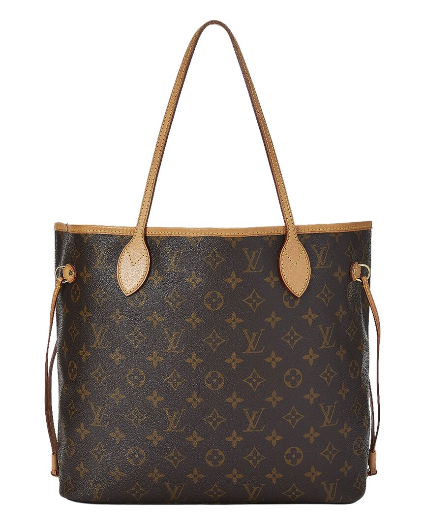 Louis Vuitton Louis Vuitton Brown Monogram Canvas Neverfull Mm (Authentic Pre-Loved)