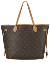 Louis Vuitton Louis Vuitton Brown Monogram Canvas Neverfull Mm (Authentic Pre-Loved)