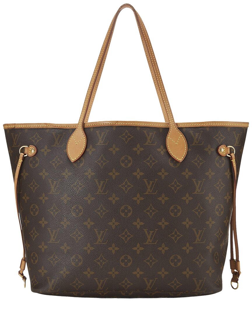 Louis Vuitton Louis Vuitton Brown Monogram Canvas Neverfull Mm (Authentic Pre-Loved)