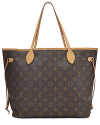 Louis Vuitton Louis Vuitton Brown Monogram Canvas Neverfull Mm (Authentic Pre-Loved)
