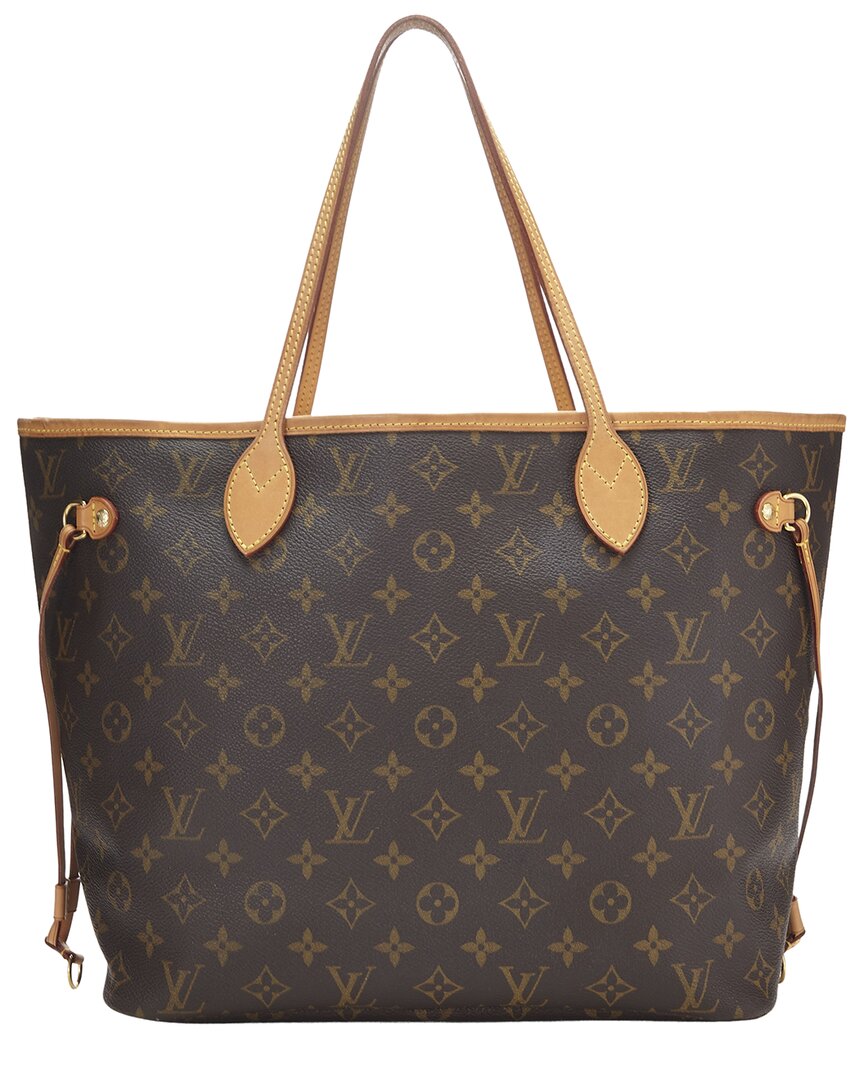 Louis Vuitton Louis Vuitton Brown Monogram Canvas Neverfull Mm (Authentic Pre-Loved)