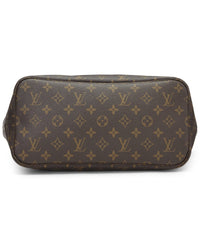 Louis Vuitton Louis Vuitton Brown Monogram Canvas Neverfull Mm (Authentic Pre-Loved)
