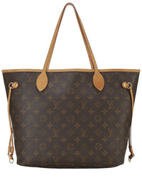 Louis Vuitton Louis Vuitton Brown Monogram Canvas Neverfull Mm (Authentic Pre-Loved)
