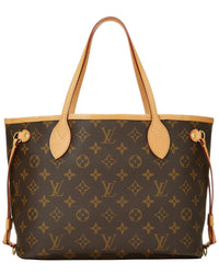 Louis Vuitton Louis Vuitton Brown Monogram Canvas Neverfull Pm (Authentic Pre-Loved)