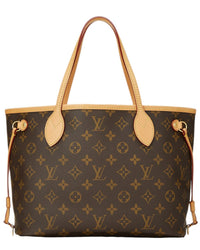 Louis Vuitton Louis Vuitton Brown Monogram Canvas Neverfull Pm (Authentic Pre-Loved)