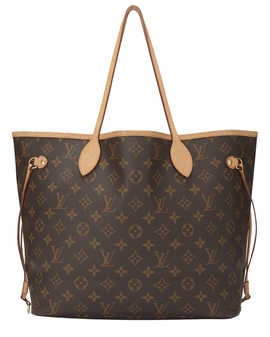 Louis Vuitton Louis Vuitton Brown Monogram Canvas Neverfull Mm (Authentic Pre-Loved)