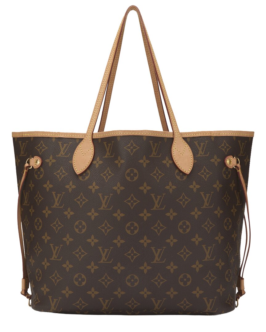 Louis Vuitton Louis Vuitton Brown Monogram Canvas Neverfull Mm (Authentic Pre-Loved)
