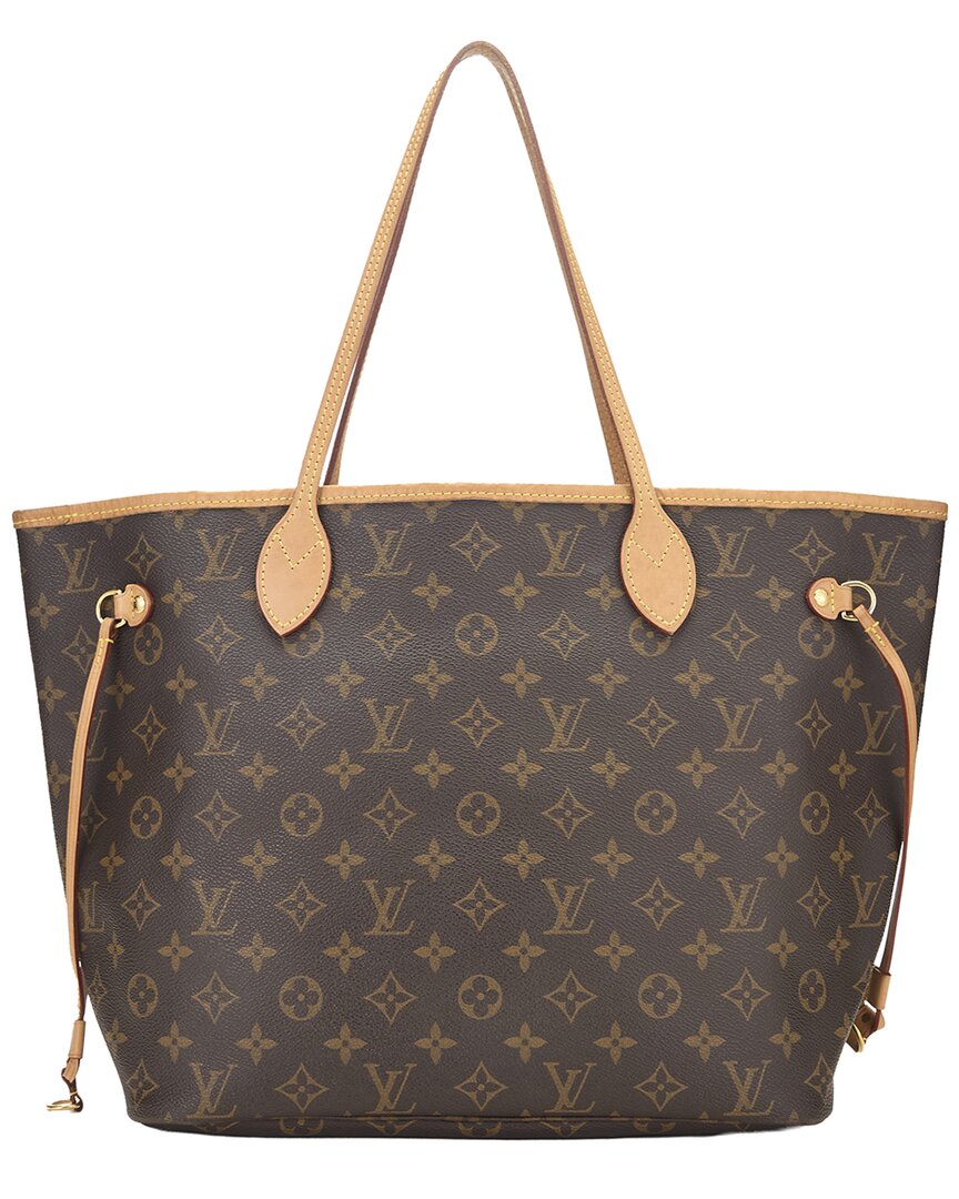 Louis Vuitton Louis Vuitton Brown Monogram Canvas Neverfull Mm (Authentic Pre-Loved)