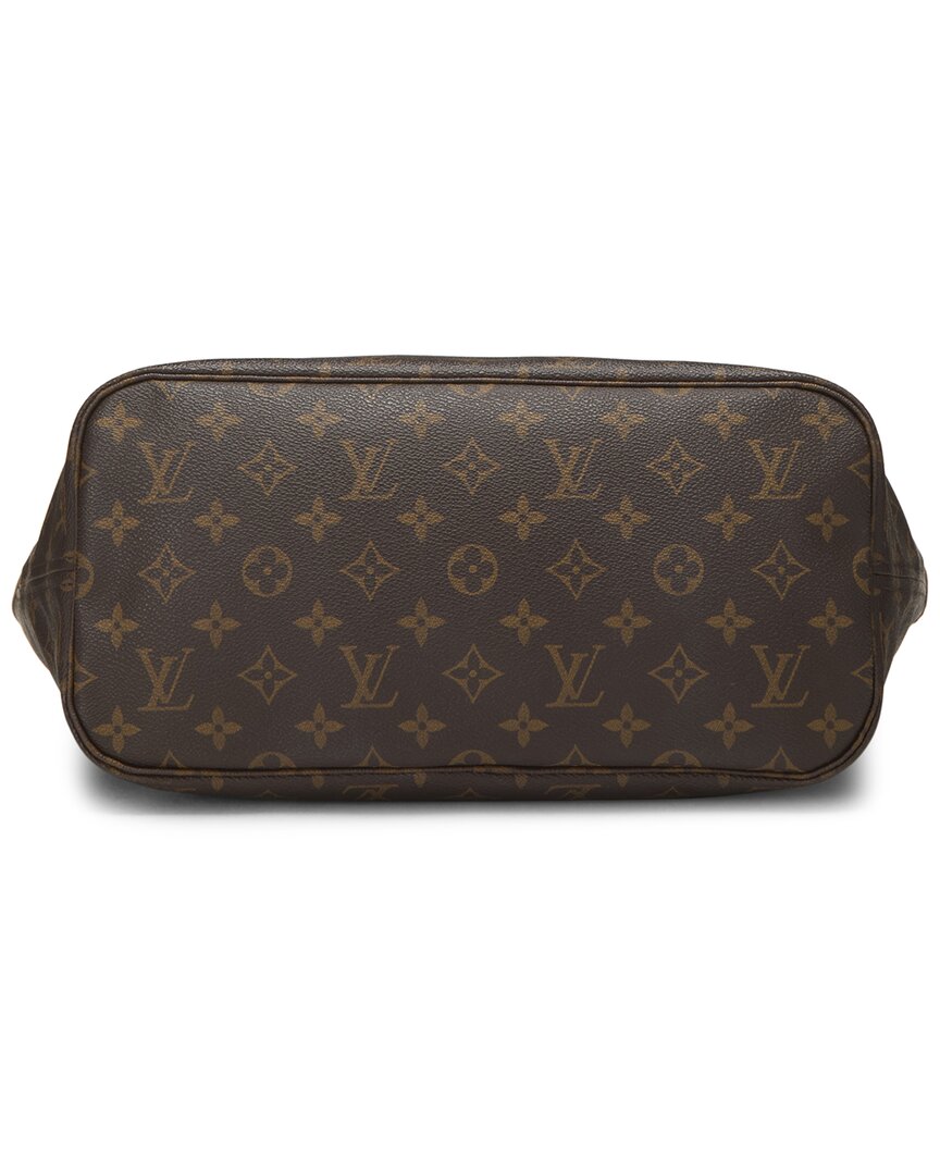 Louis Vuitton Louis Vuitton Brown Monogram Canvas Neverfull Mm (Authentic Pre-Loved)