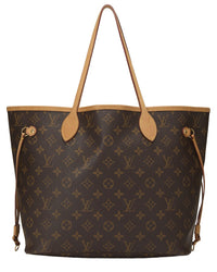 Louis Vuitton Louis Vuitton Brown Monogram Canvas Neverfull Mm (Authentic Pre-Loved)