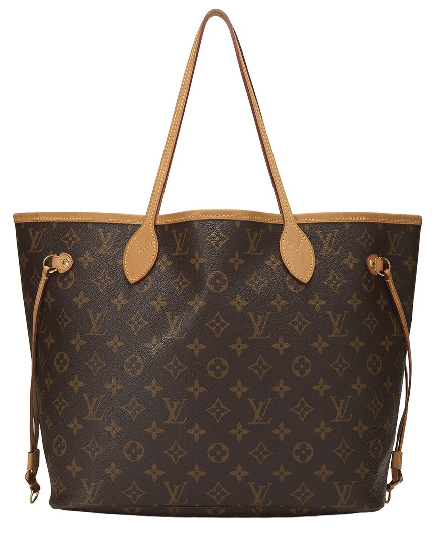 Louis Vuitton Louis Vuitton Brown Monogram Canvas Neverfull Mm (Authentic Pre-Loved)