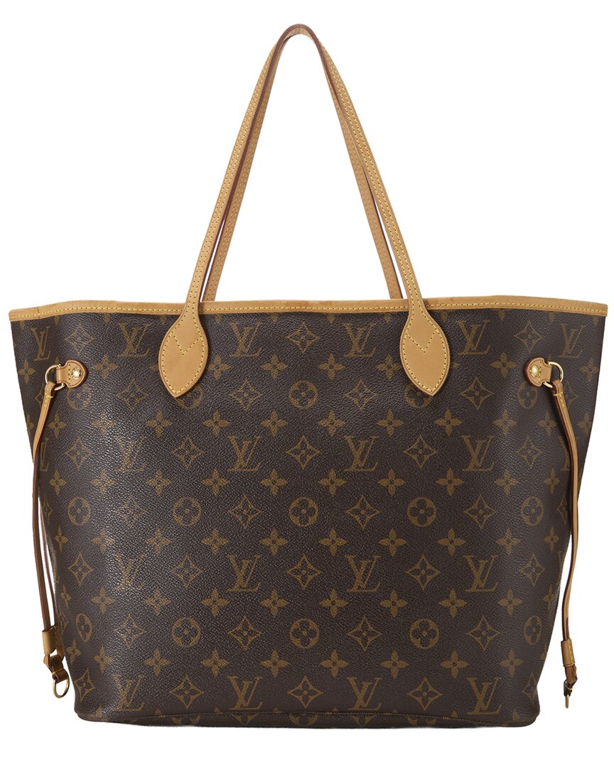 Louis Vuitton Louis Vuitton Brown Monogram Canvas Neverfull Mm (Authentic Pre-Loved)