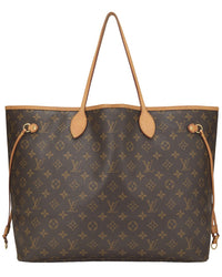Louis Vuitton Louis Vuitton Brown Monogram Canvas Neverfull Mm (Authentic Pre-Loved)