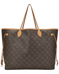 Louis Vuitton Louis Vuitton Brown Monogram Canvas Neverfull Mm (Authentic Pre-Loved)