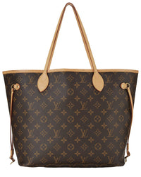 Louis Vuitton Louis Vuitton Brown Monogram Canvas Neverfull Mm (Authentic Pre-Loved)