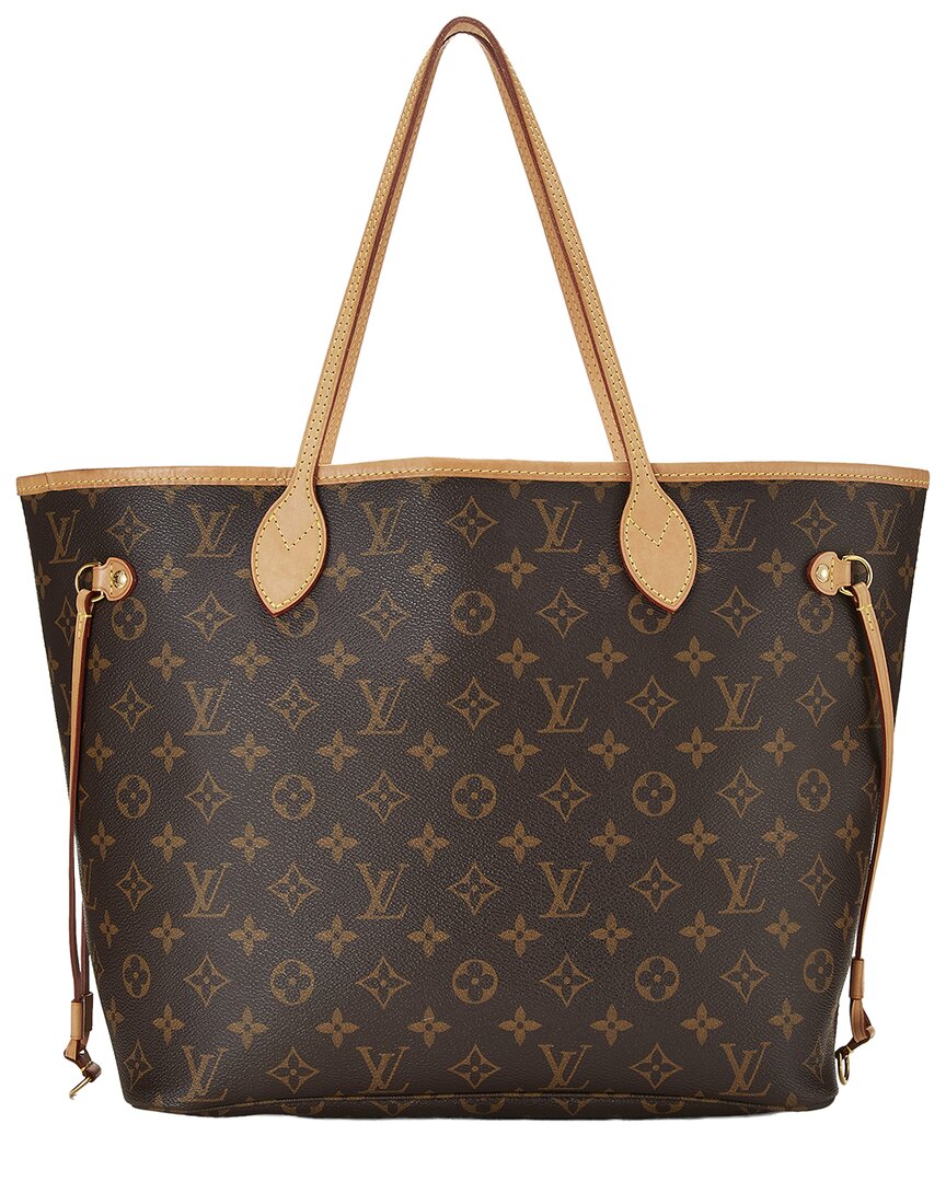 Louis Vuitton Louis Vuitton Brown Monogram Canvas Neverfull Mm (Authentic Pre-Loved)