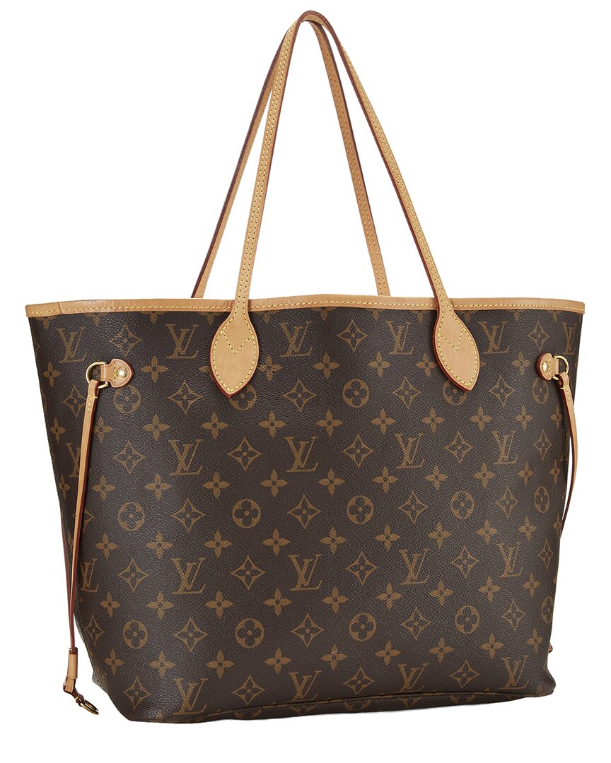Louis Vuitton Louis Vuitton Brown Monogram Canvas Neverfull Mm (Authentic Pre-Loved)