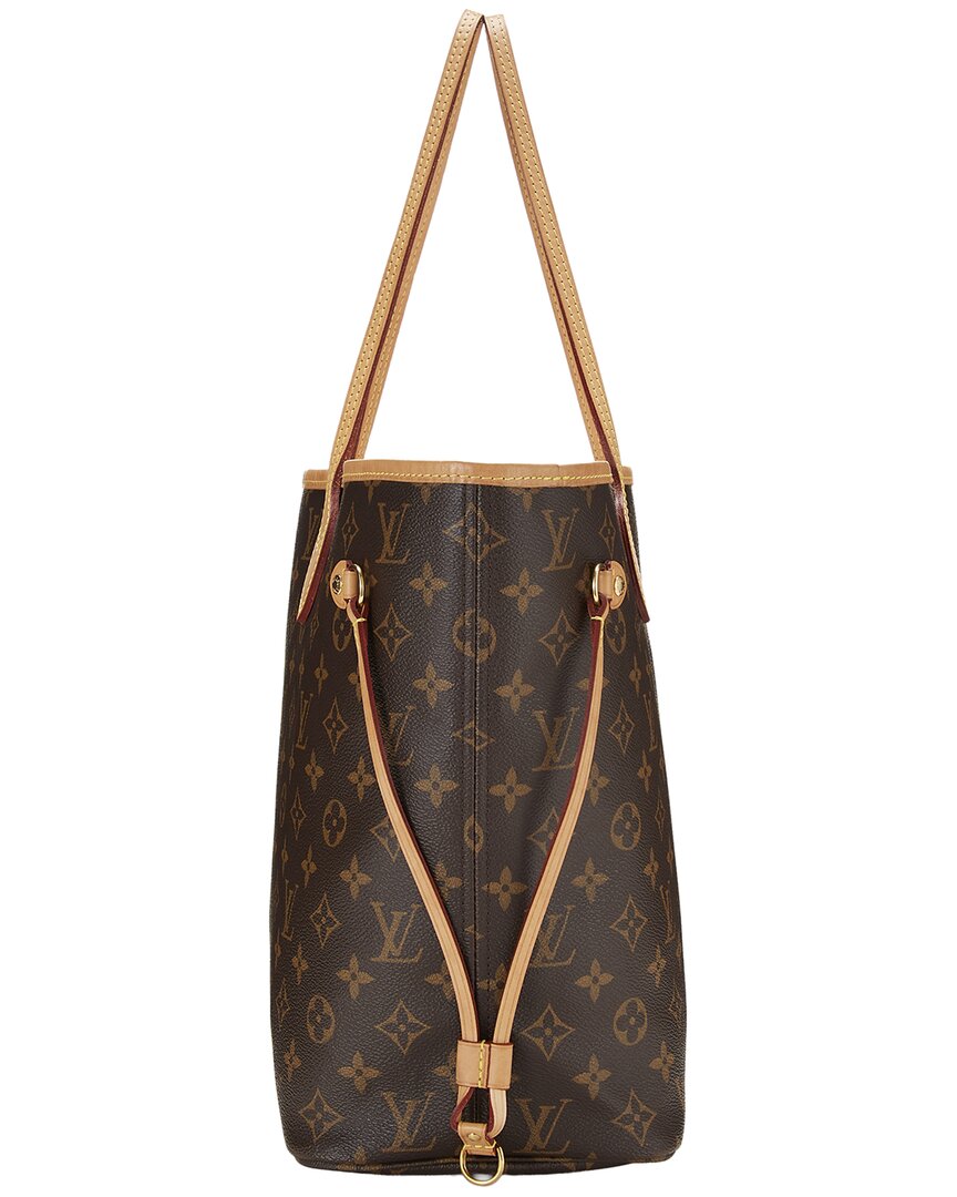 Louis Vuitton Louis Vuitton Brown Monogram Canvas Neverfull Mm (Authentic Pre-Loved)