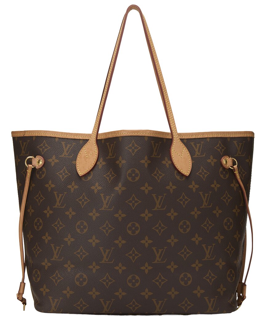 Louis Vuitton Louis Vuitton Brown Monogram Canvas Neverfull Mm (Authentic Pre-Loved)