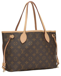 Louis Vuitton Louis Vuitton Brown Monogram Canvas Neverfull Pm (Authentic Pre-Loved)