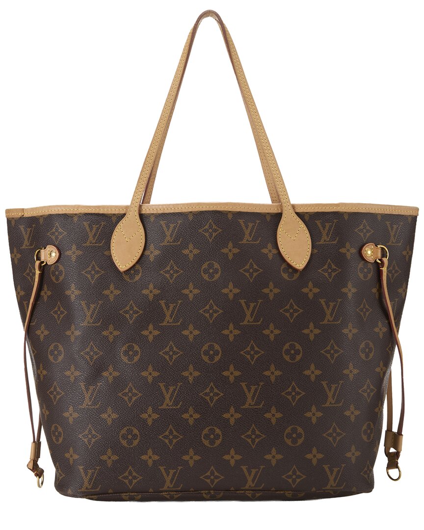 Louis Vuitton Louis Vuitton Brown Monogram Canvas Neverfull Mm (Authentic Pre-Loved)