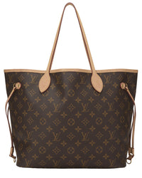 Louis Vuitton Louis Vuitton Brown Monogram Canvas Neverfull Mm (Authentic Pre-Loved)