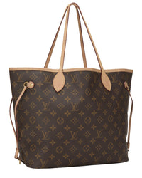 Louis Vuitton Louis Vuitton Brown Monogram Canvas Neverfull Mm (Authentic Pre-Loved)