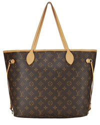 Louis Vuitton Louis Vuitton Brown Monogram Canvas Neverfull Mm (Authentic Pre-Loved)